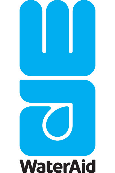The attached logo is the logo of the organisation WaterAid, which focuses on the delivery of clean water access, sanitation and hygiene services.