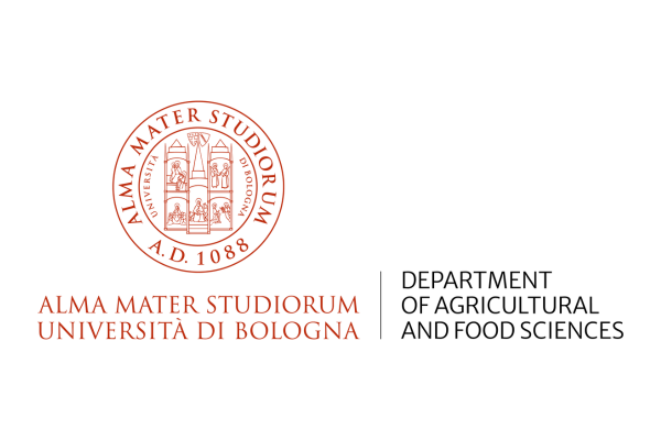 The logo is the University of Bologna Logo with the indication of the Department of Ahgricultural and Food Sciences