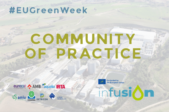 Picture of Ecoparc 2, with LIFE INFUSION and project partners' logos.