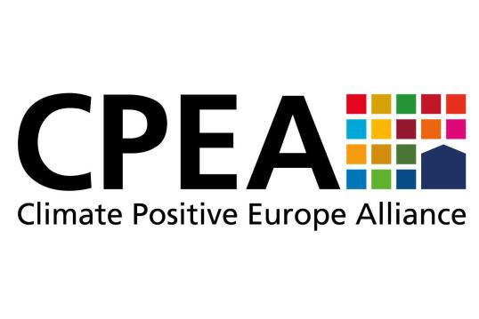 The CPEA logo highlights the link between the built environment and the UN SDGs
