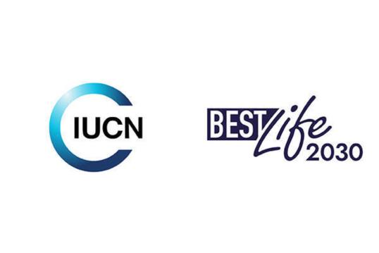 The two logos are those of IUCN and BESTLIFE2030, the project that is leading on this event.