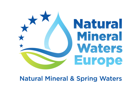 Logo of Natural Mineral Waters Europe, the event organiser