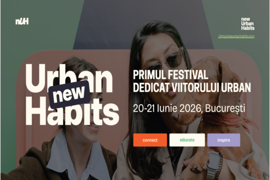 new Urban Habits – Romania's first urban sustainability festival. Connecting people, policies and cities. Bucharest, 20-21 June 2026.